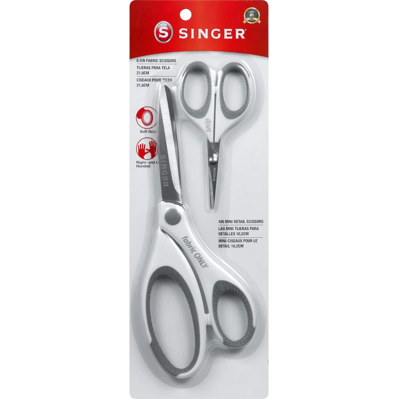 SINGER® Fabric & Mini Detail Sewing Scissors Set